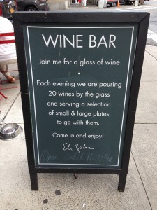 Try a Wine Bar for fun!