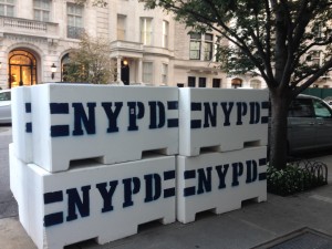 NYPD "blocks" all over the city in preparation for a whirlwind week ahead!