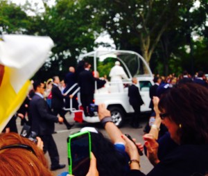 A Day To Remember!  Pope Francis in Central Park