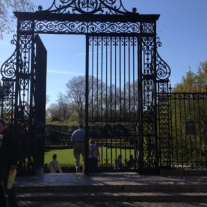 The Vanderbilt Gate leading to the magnificent Conservatory Garden in Central Park